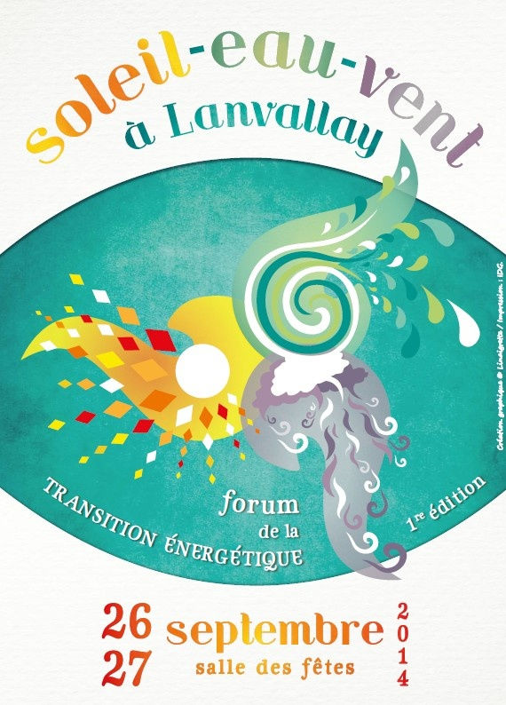 Forum de la transition énergétique - 1ère Edition LANVALLAY Salle des Fêtes les 26 et 27 septembre.