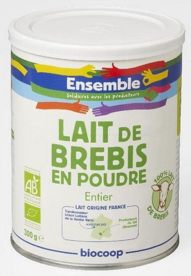 Lait brebis entier poudre 300g