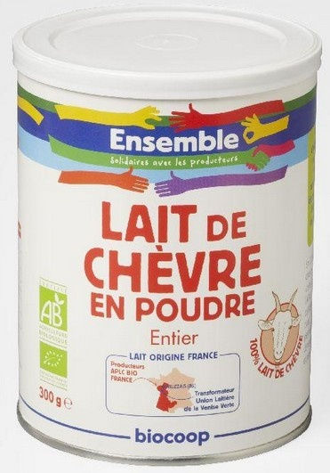 Lait chèvre entier poudre 300g Lait chèvre entier poudre 300g
