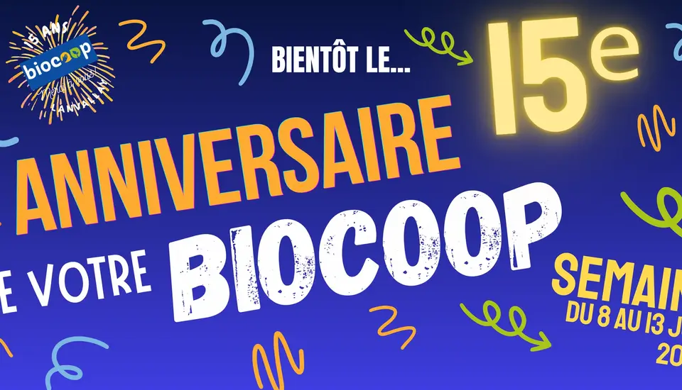 15 ans de votre Biocoop